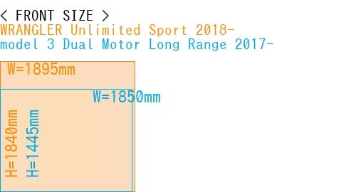 #WRANGLER Unlimited Sport 2018- + model 3 Dual Motor Long Range 2017-